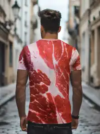 Szalonnamintás póló