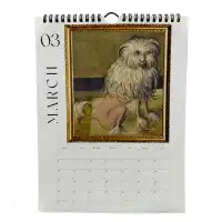 Ocsmány kutyák 2025-ös falinaptár